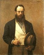 Otto Scholderer, Self-portrait